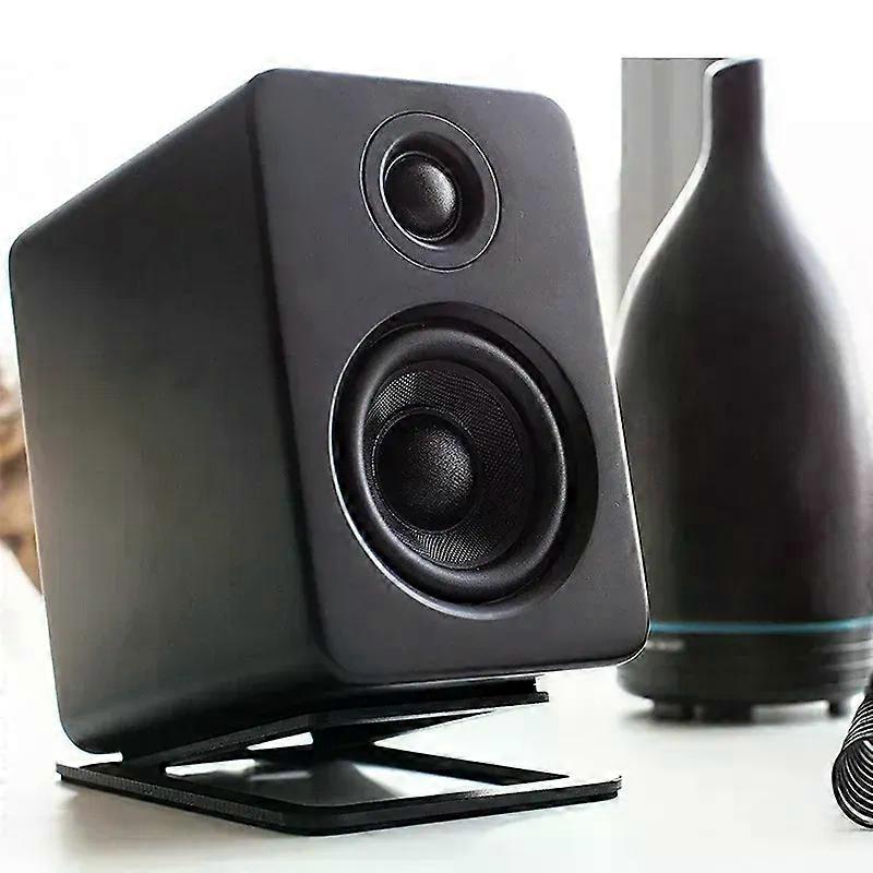 Speaker Support Base Carbon Steel For Tabletop Speaker Bottom Stand with Shock Absorption Enhanced Sound Quality Soundbox Rack