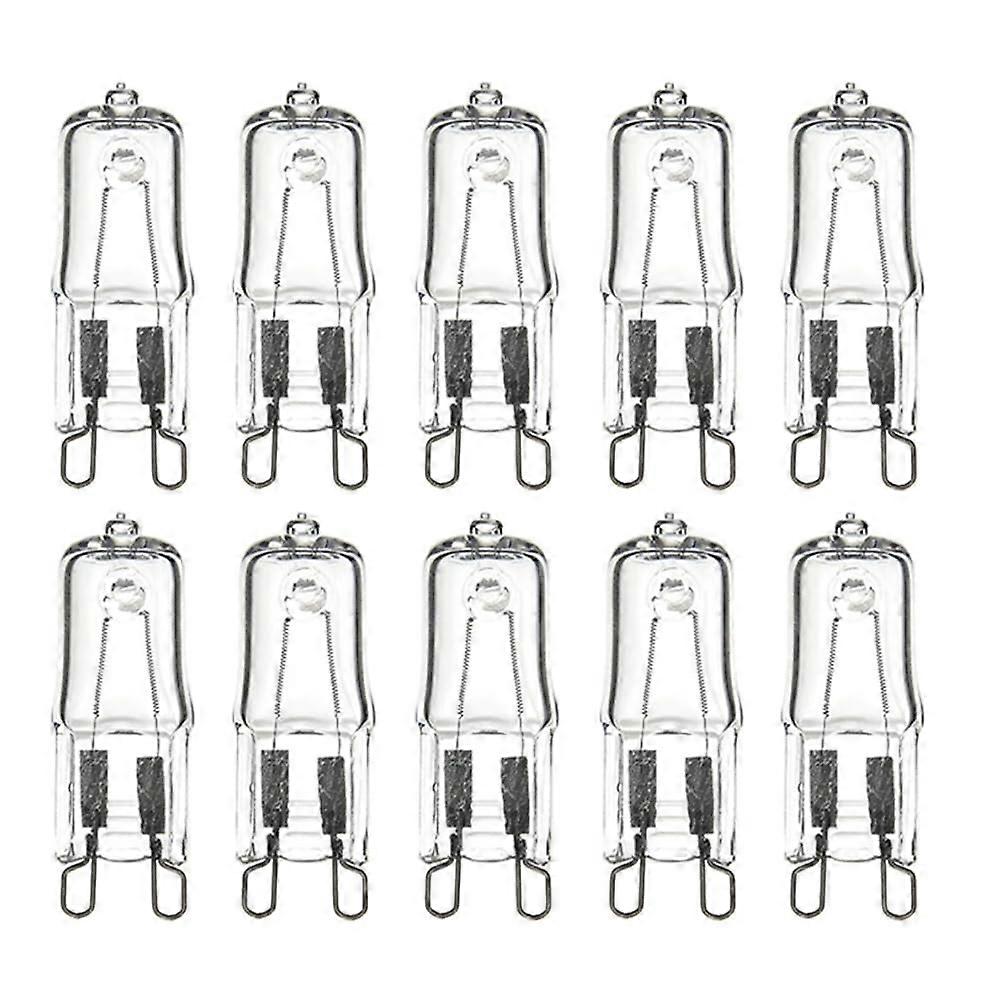 G9 Halogen Light Bulb 10Pcs 20W 40W 60W Eco Capsule LED Lamp Compatible with 110V 220V Crystal Beads