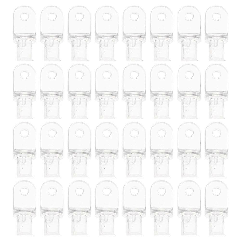 Transparent Plastic Blind Wand Replacement Hooks for Home Window 200Pcs