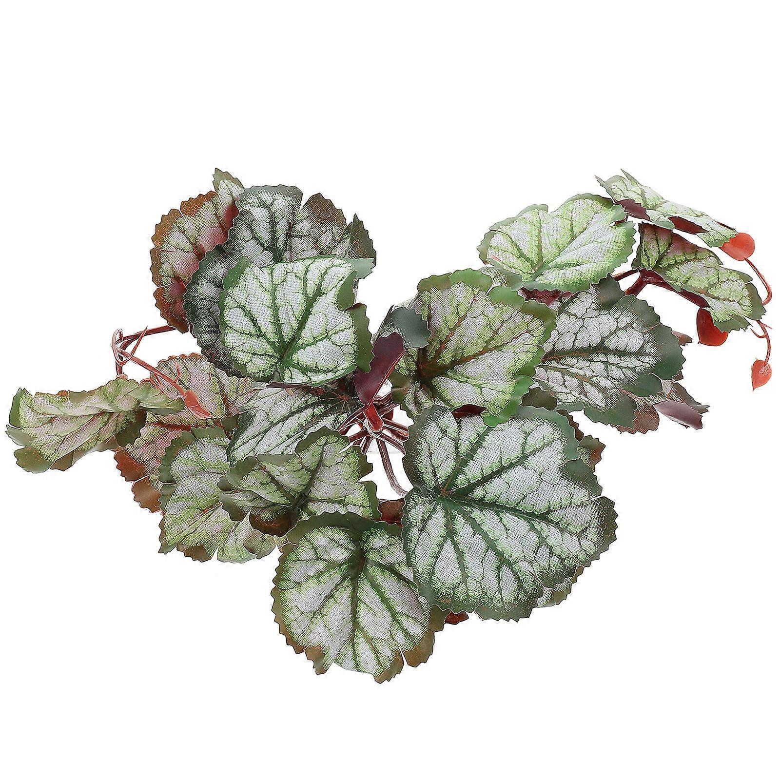 Reptile Plant Artificial Aquarium Plant Decor with 5Pcs for Terrarium Use