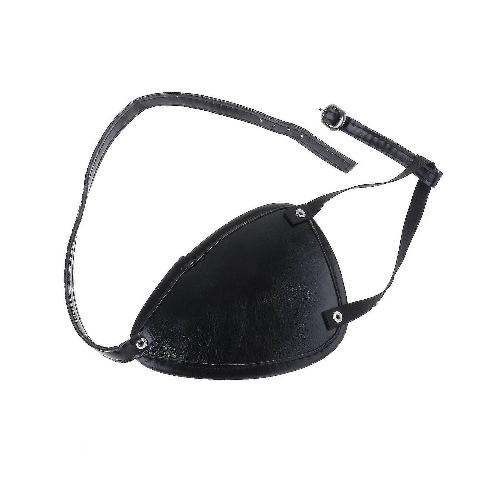 Pirate Eye Patch Adjustable Creative Supply for Cosplay Masquerade Adults Left Eye