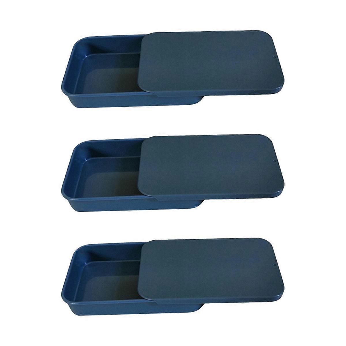Mini Bird Training Food Hand-held Parrot Feeder Feeding Box blue