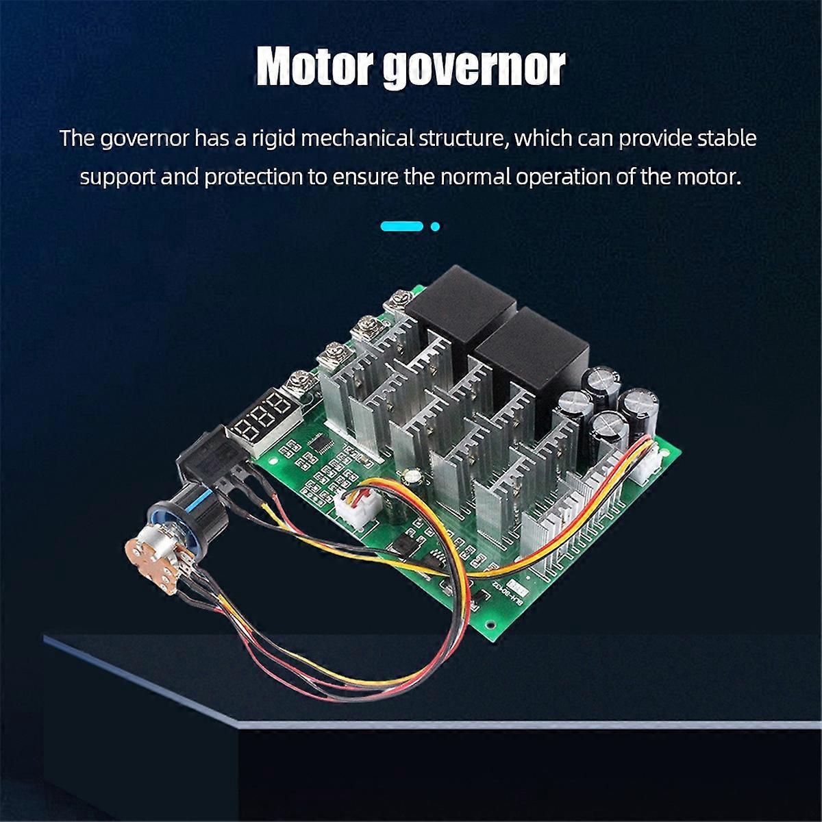 DC10V-55V Motor Speed Controller Digital Display 60A Regulator Speed Controller 12V-48V 100A Max Ele