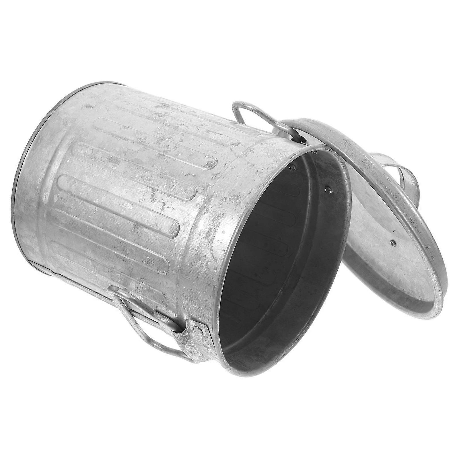 Office Trash Bin Bucket Shaped for Desktop Use 4Pcs Small Rubbish Bin