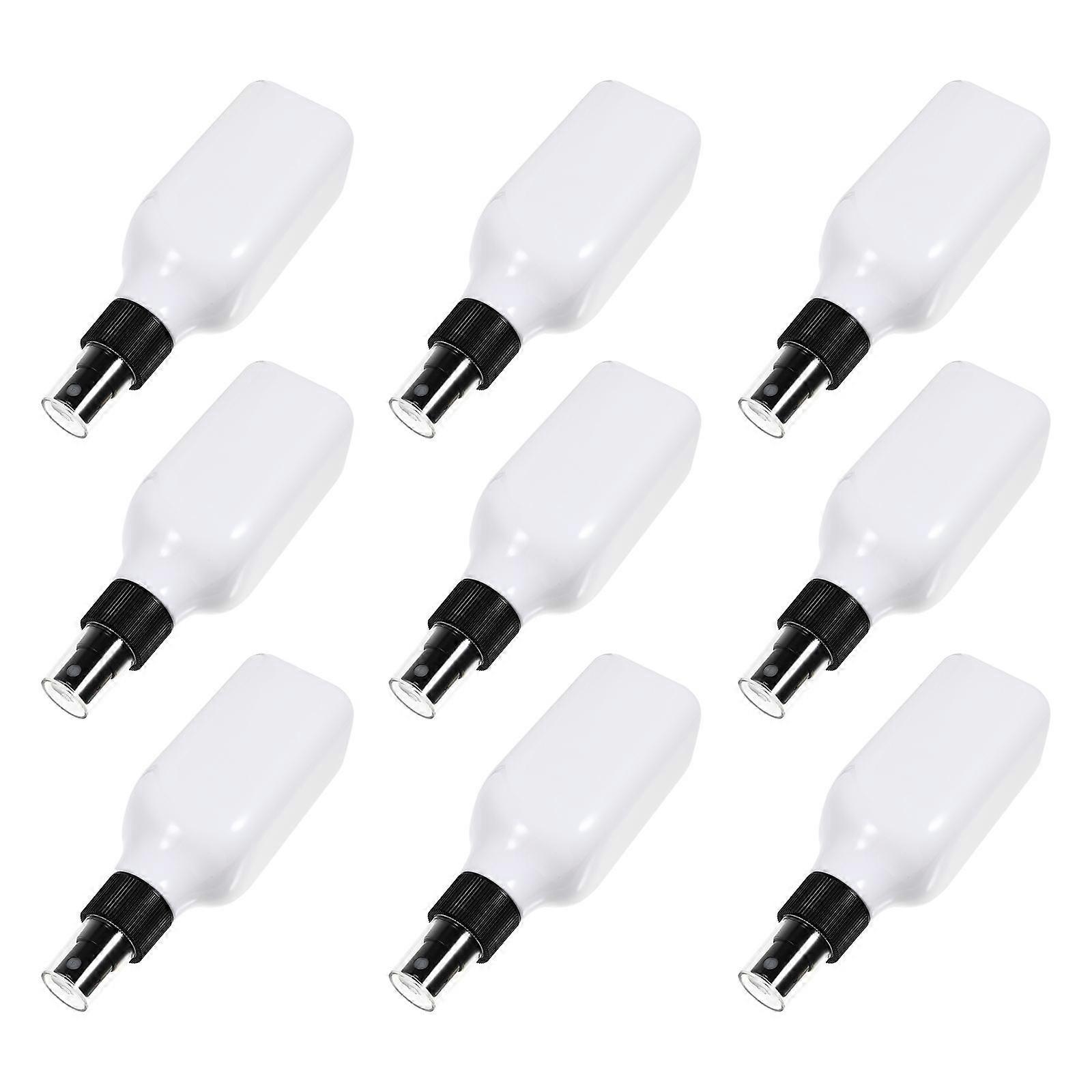 10Pcs Black Spray Bottles Pet Plastic for Cosmetic Storage