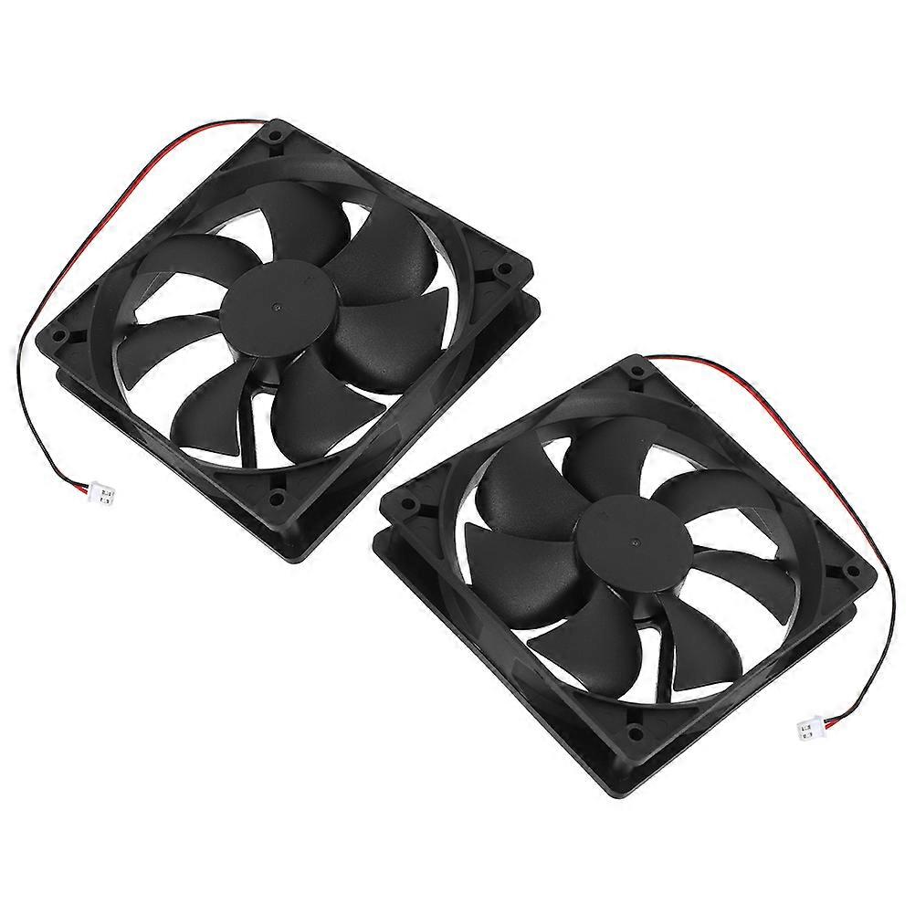 High Airflow PC Fans 12Cm Dual Ball Bearing Suitable For Computer Enthusiasts And 8 Pcs