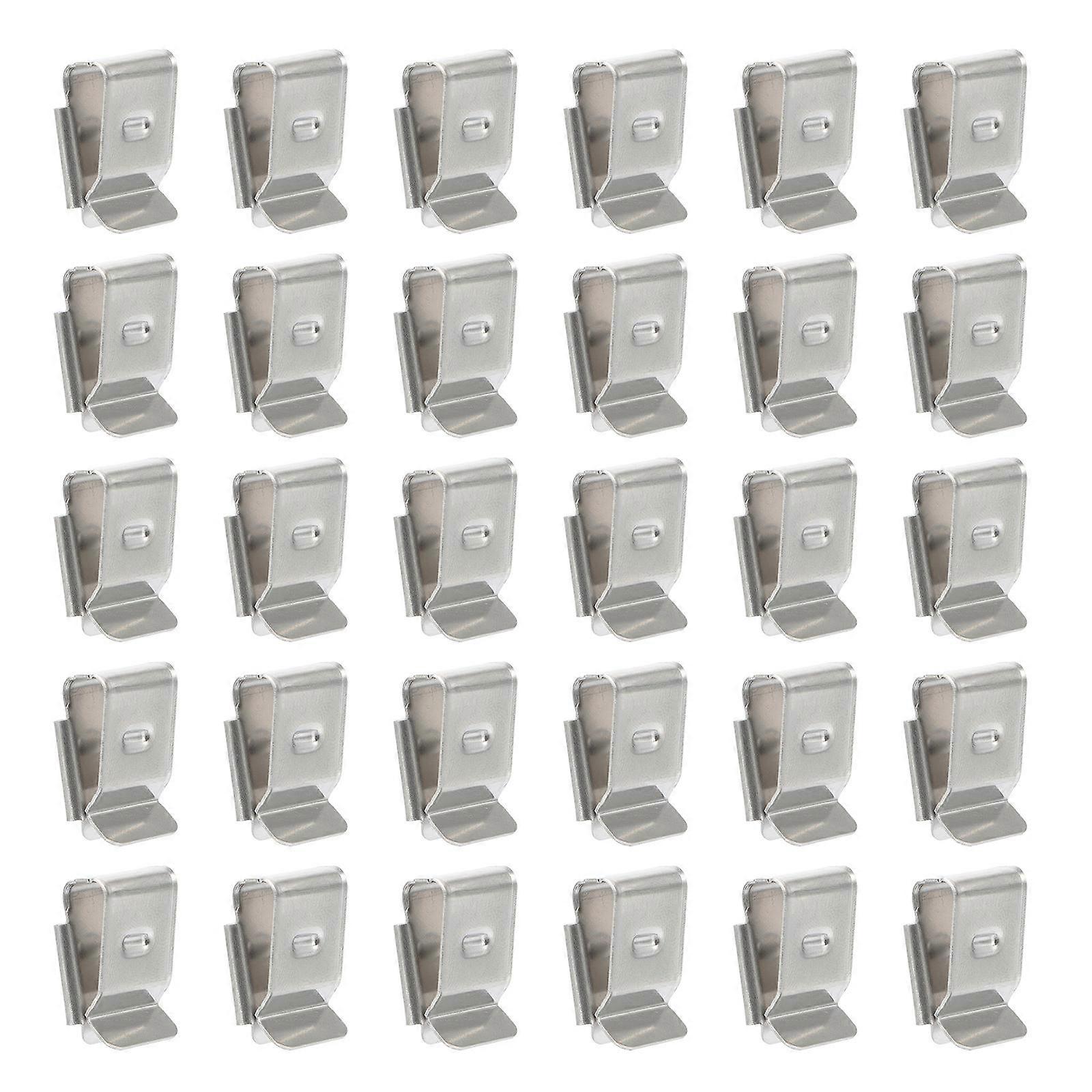 Solar Panel Cable Clips Silver Wire Clamp for Cable 30Pcs Trailer Frame Clip