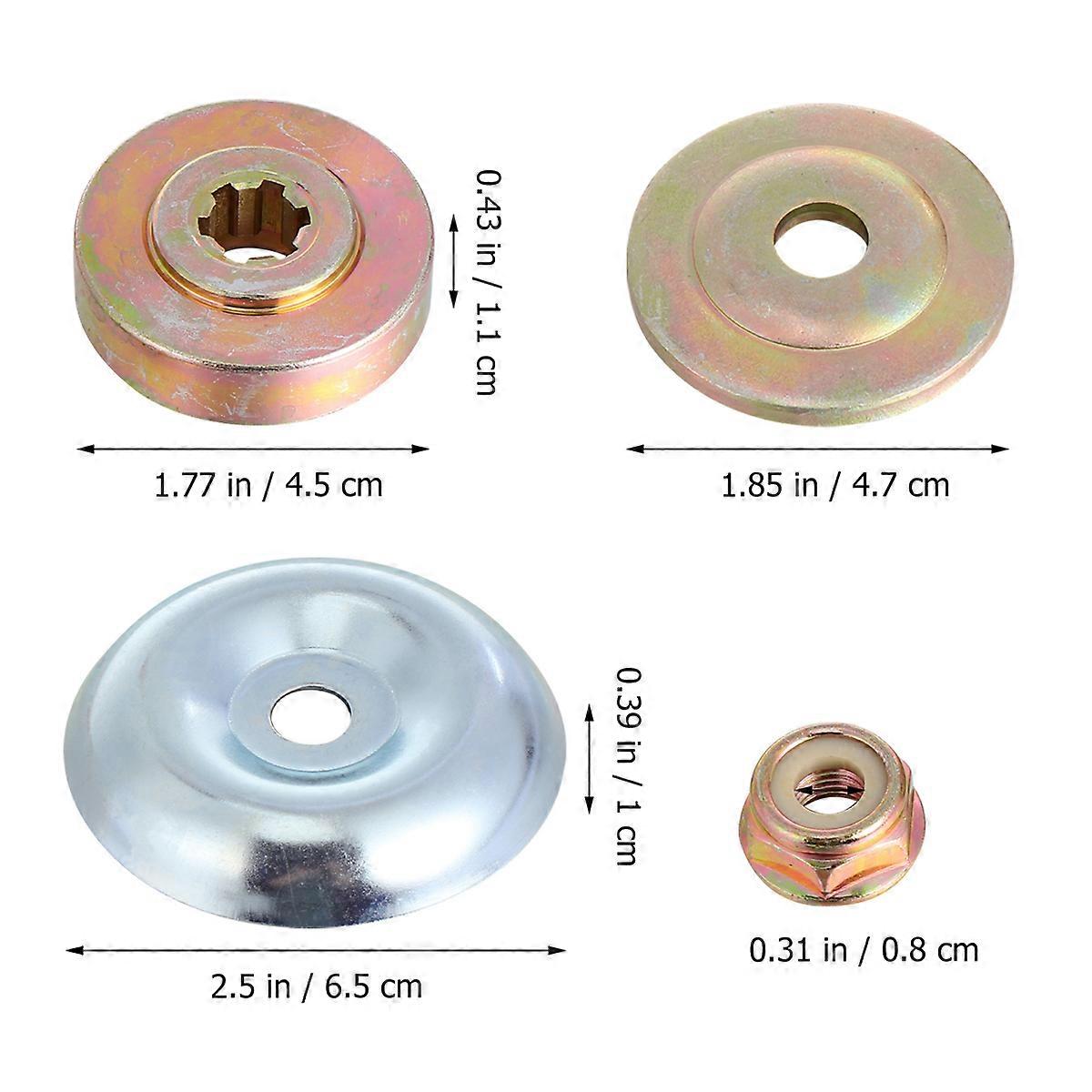 Ruohonleikkurin lisävarusteet 4 kpl suojakansi eri värejä puutarhaan ja ulkokäyttöön