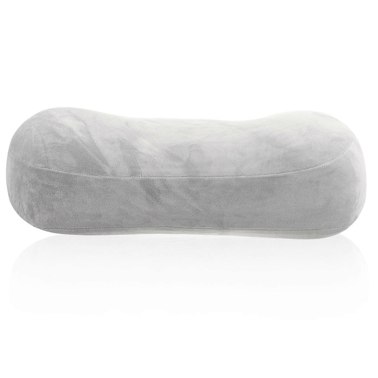 Sleeping Pillow Rectangular Neck Support for Long-Distance Travel 40x20cm 1Set