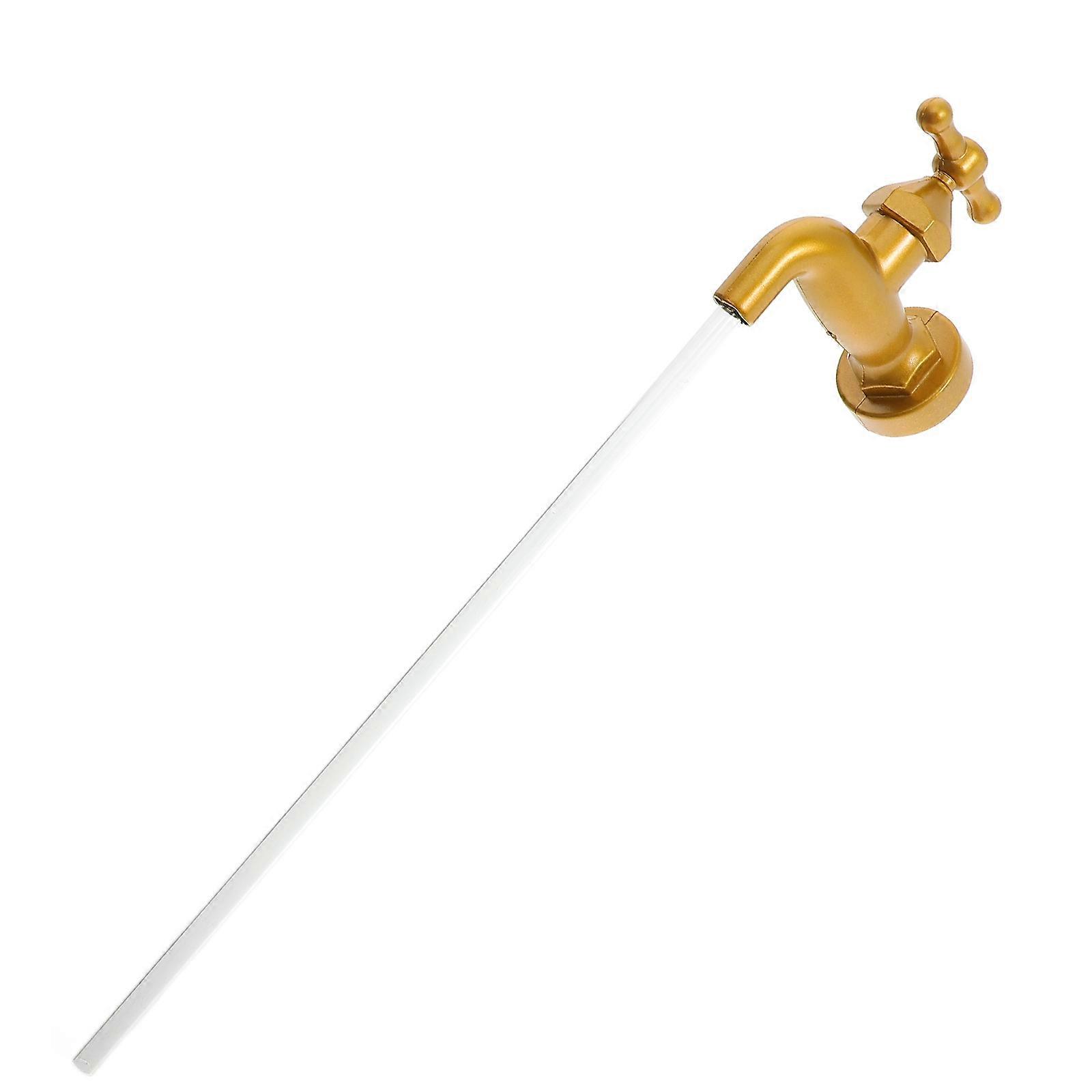 Creative Invisible Faucet Water Feature Ornament For Yard Decoration In Rectangular Shape Plastic Material 5Pcs