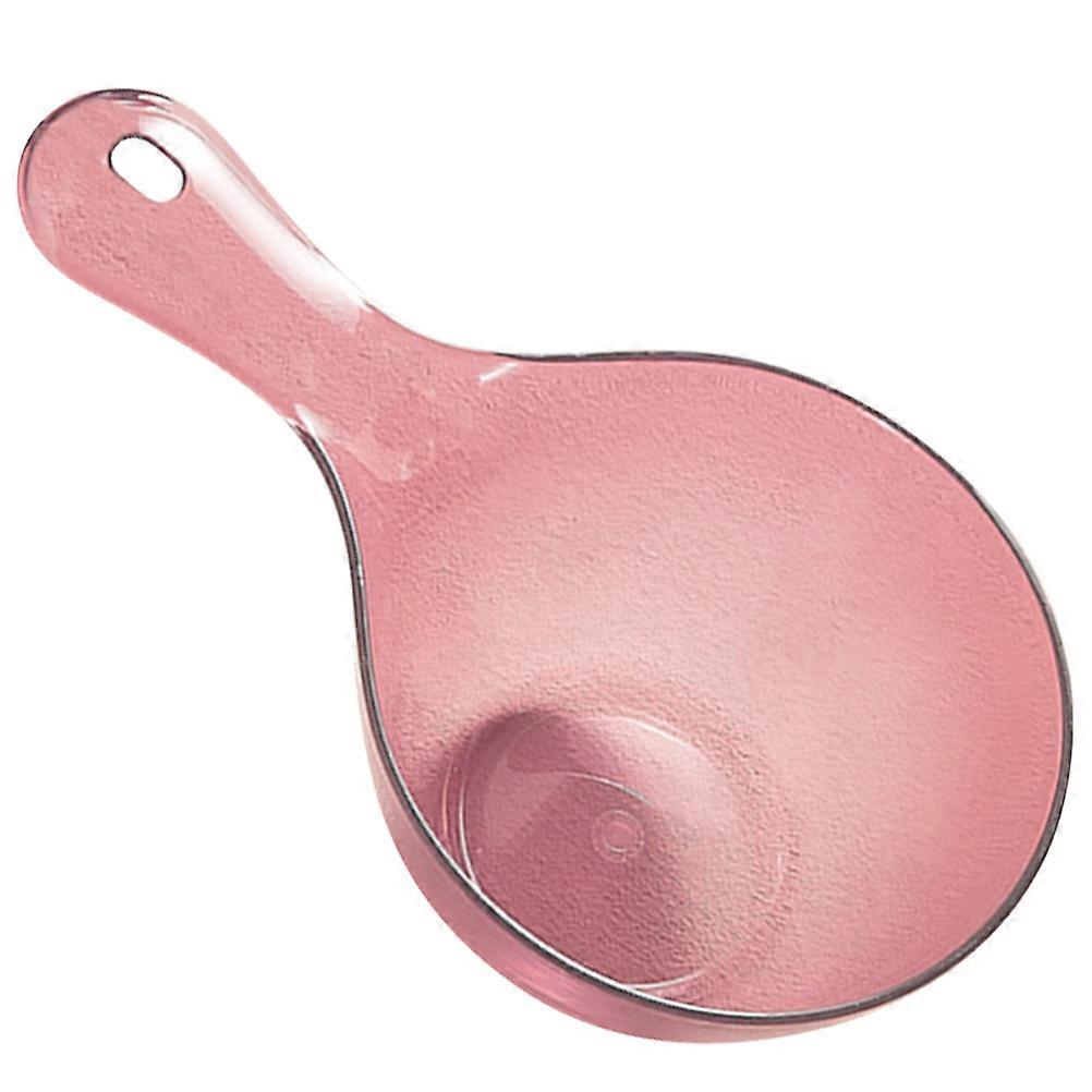 Plastic Reusable Water Ladle Kitchen Scoop For Household Use Red Color Construction 1Set