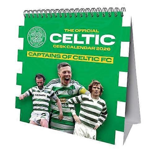Celtic FC 2026 Crest Desktop Calendar