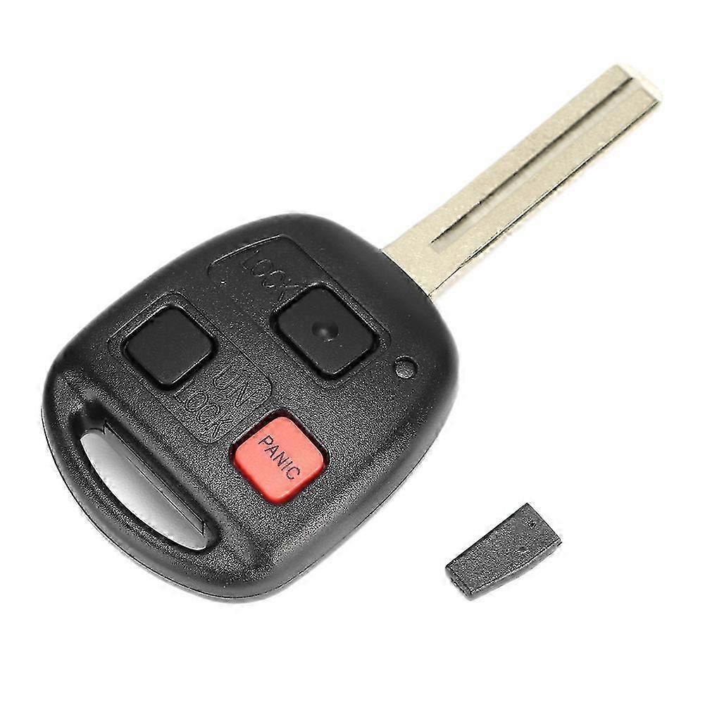 312MHz 3 Button Remote Key Fob N14TMTX-1 with 4C Ceramic Chip Fit for Lexus RX300 99-03