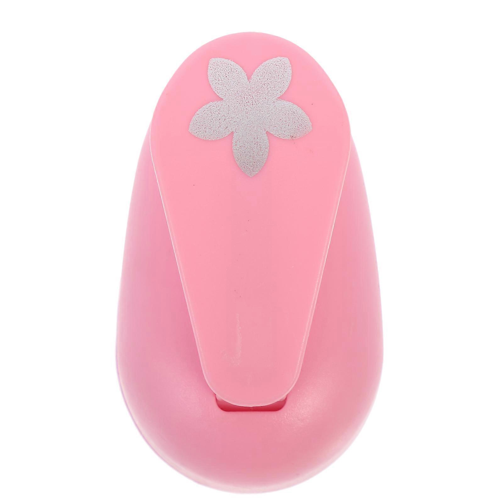 Manual Hole Puncher 2Pcs Craft Tools For Card Making And Label Making 2.5cm Flower Shape Plastic Material