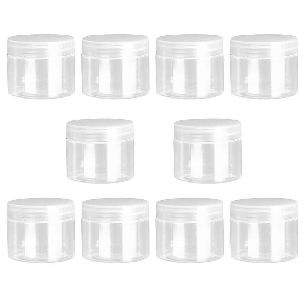 Plastic Bottles Liquid Dispensing Container for Storage Use 30Pcs White