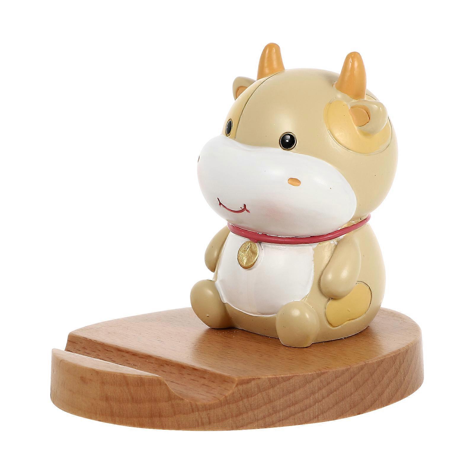 Cartoon Phone Holder 2Pcs Animal Pattern Stand For Mobile Devices With Angle Adjustment Free And Hands-Free Viewing