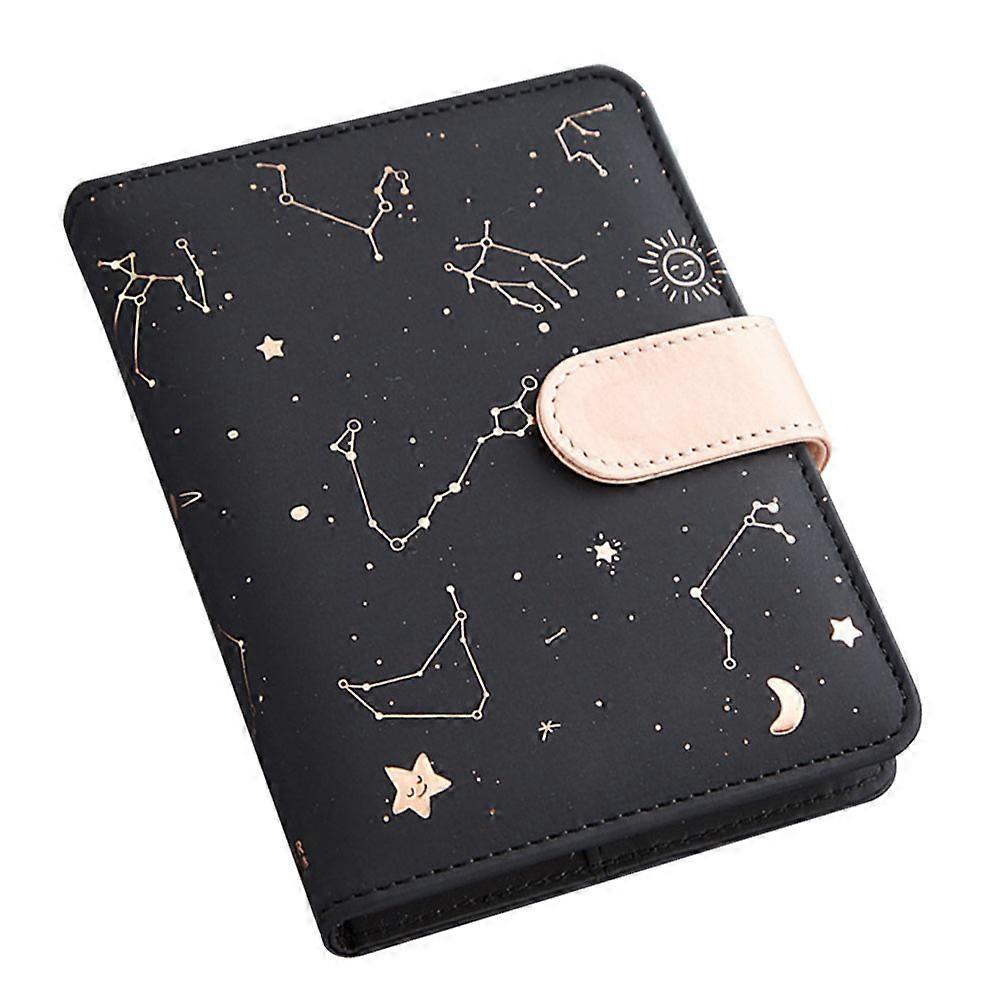 Portable Notepad Student Diary Book for Daily Use 2Pcs Black Paper
