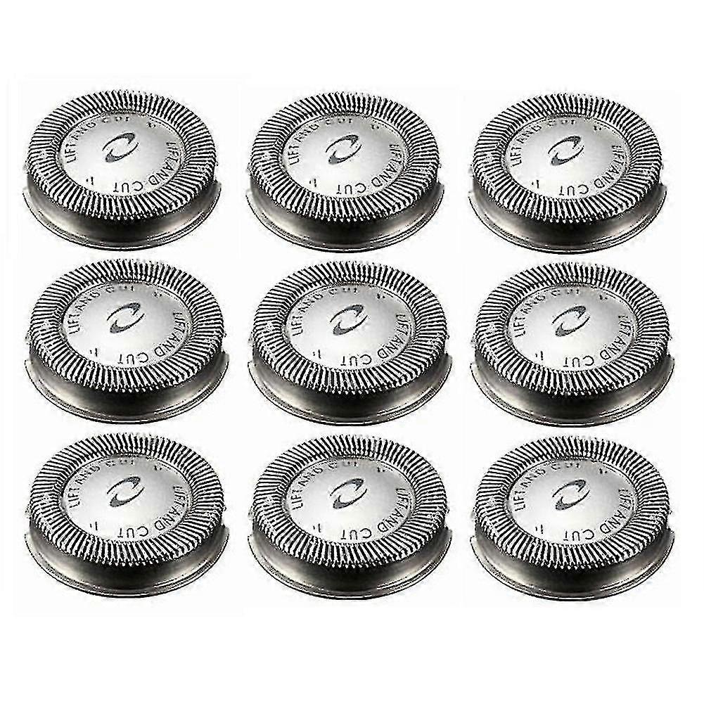 9 Pcs Replacement Head For Hq3 Hq4 Hq55 Hq56 Hq6900 Hq6868 Hq5812 Hq6874 Blade High Quality