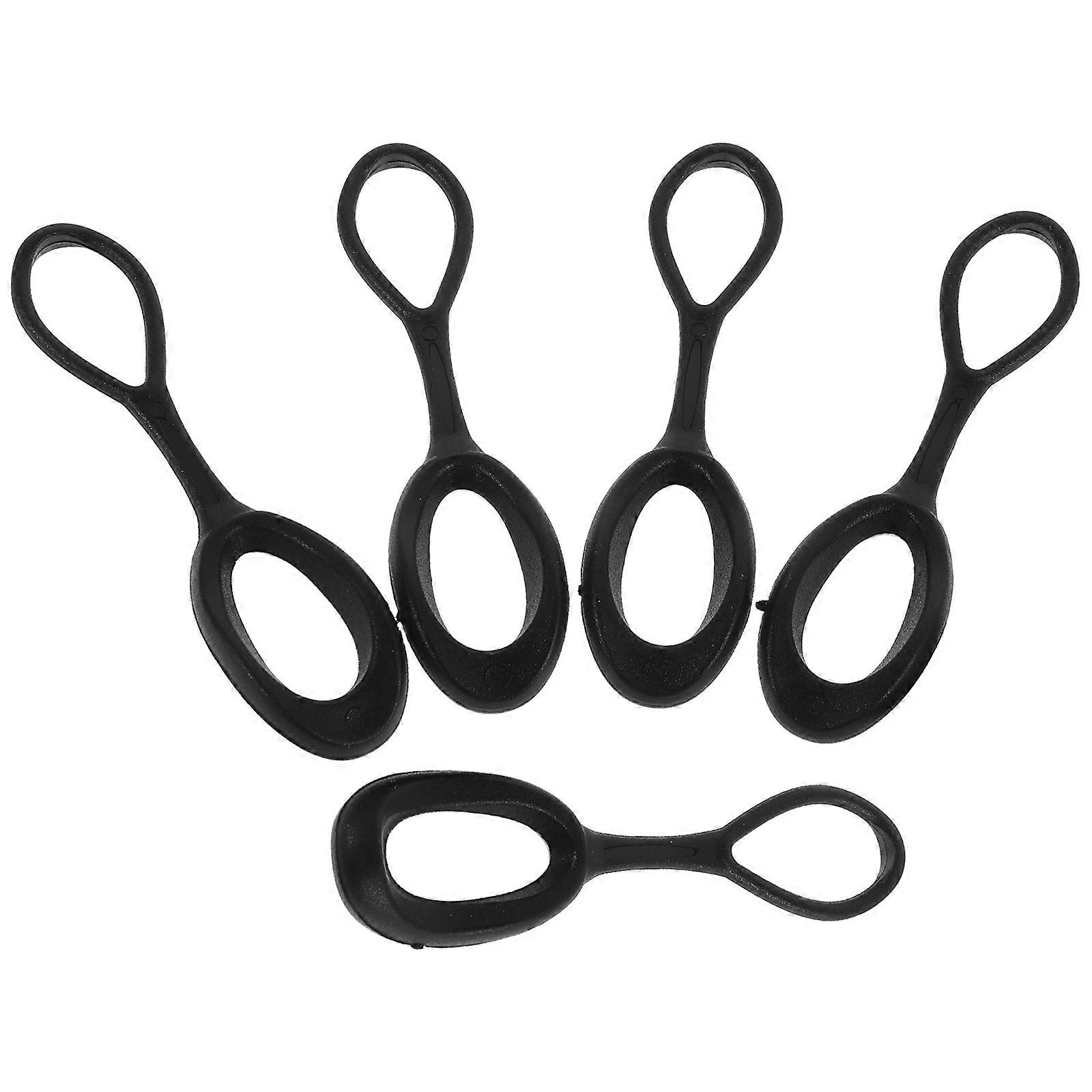 Backpack Replacement Zipper Pull for Repair Use 10Pcs Set Black Tpe