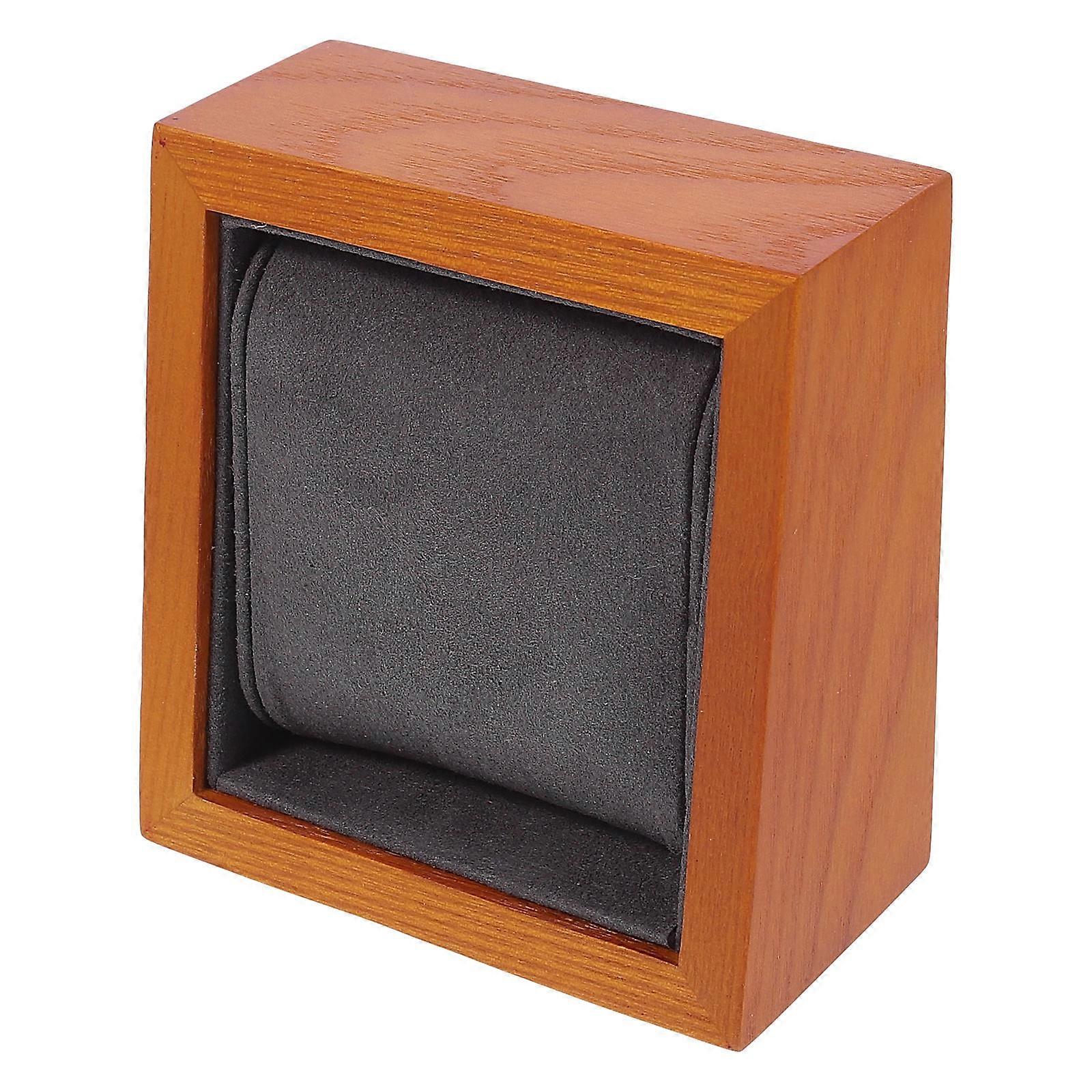 Wooden Watch Box Watch Storage Box for Storage Use 2Pcs Grey Solid Wood