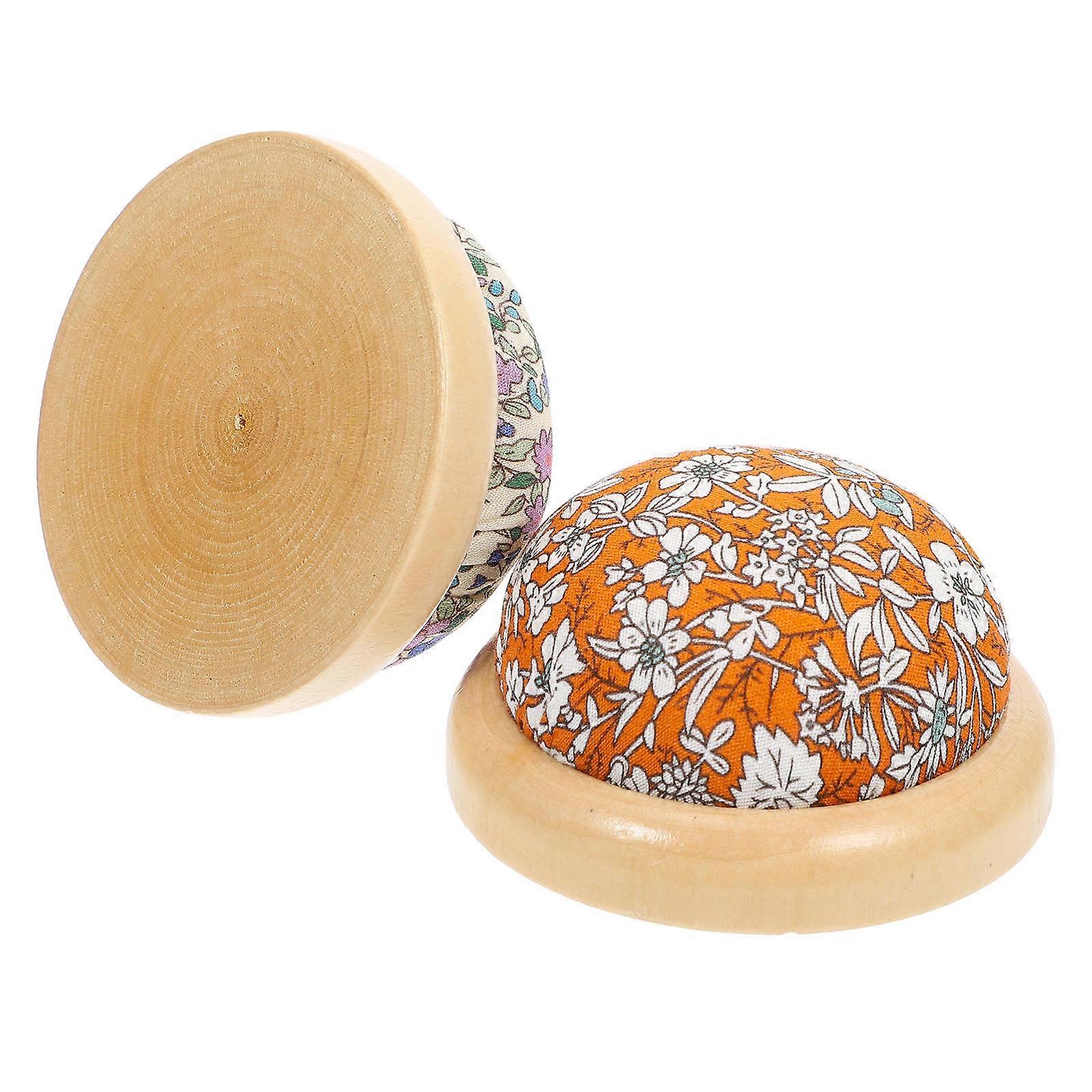 Sewing Accessories Multi Polyester Pincushions Craft Work Square Adorable 4Pcs