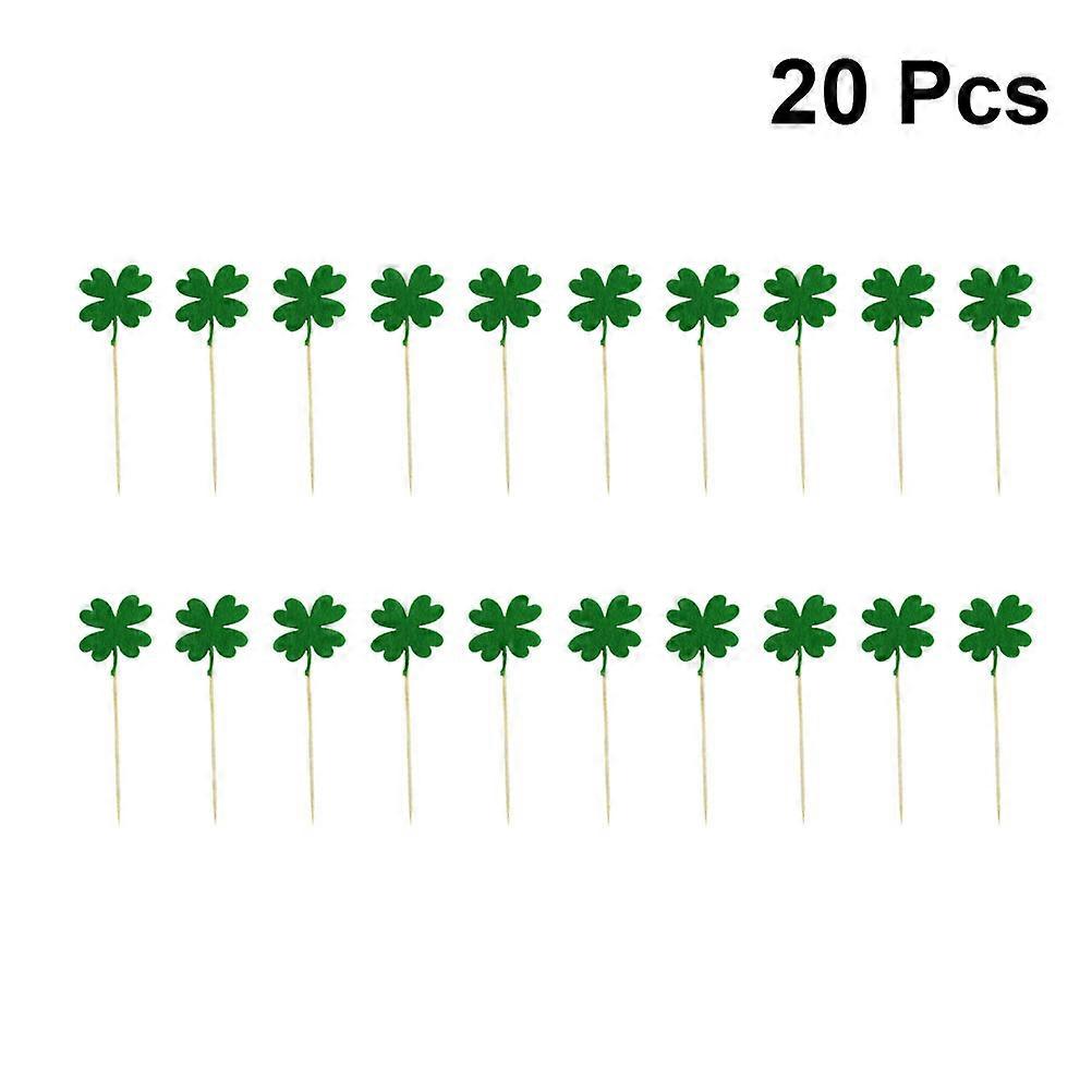St. Patricks Day Cake Pick for Cake Decoration 20Pcs Topper