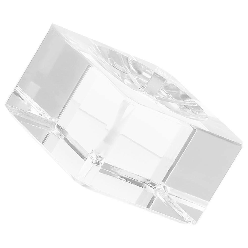 Clear Crystal Sphere Holder Display Stand For Home Office Decoration 5Pcs Transparent Minimalist Design