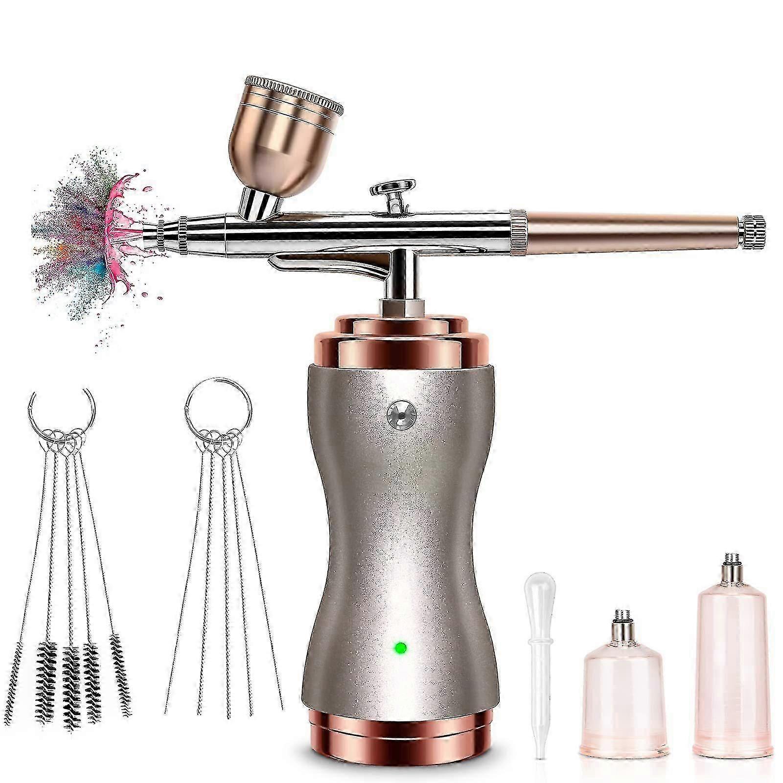 Exquisite Airbrush Set Sprayer With Compressor Handheld For Cake Decorating Model Nail