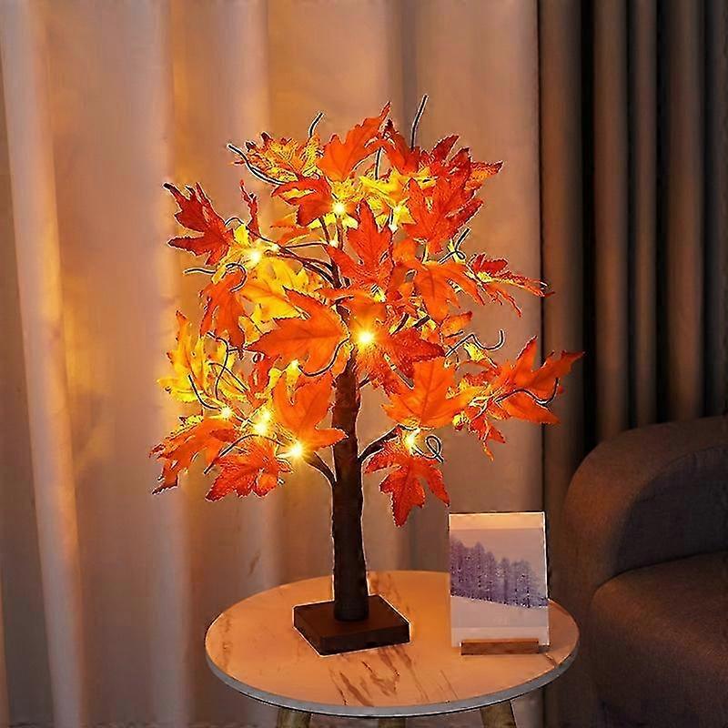 SJ-SD068 LED Maple Home Decoration Lights Christmas Party Lighted Tree, Style: Detachable Base