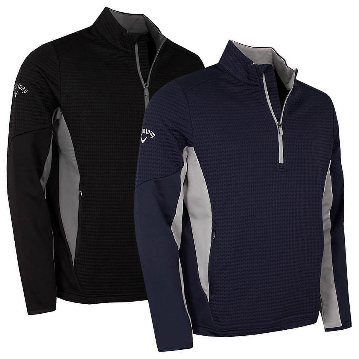 Callaway Golf Herren 2025 Mittelschwerer SwingTech Stretch Strukturierter Golfpullover