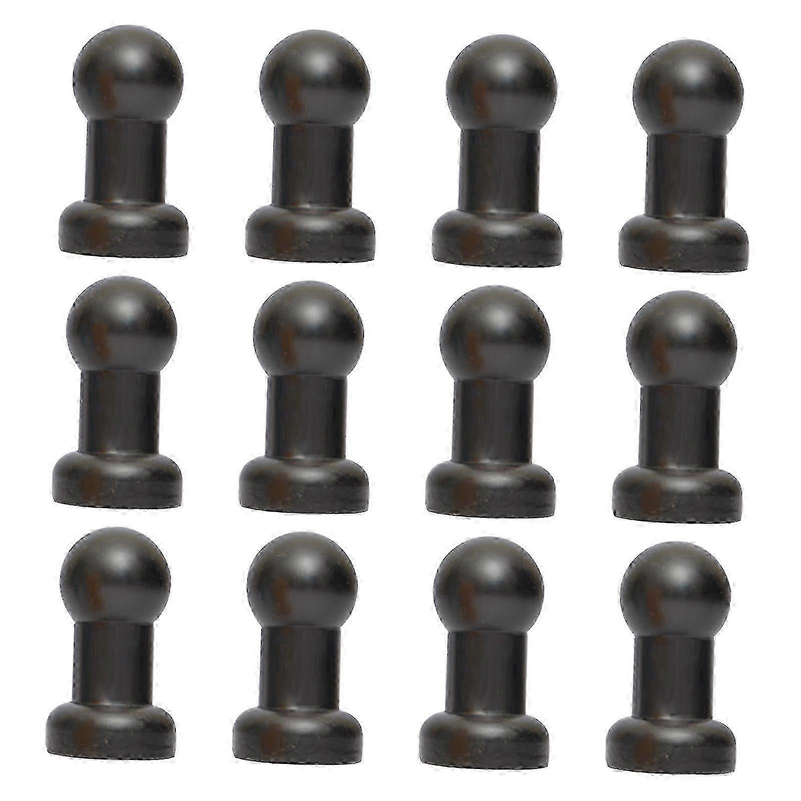 12 Pieces Trampoline Enclosure Pole Caps Protective Trampoline Pole End Caps