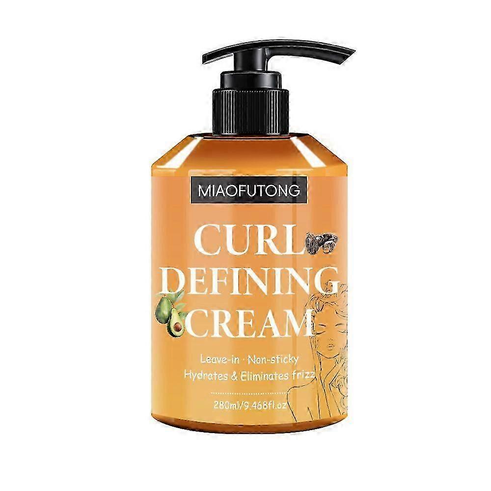 كريم Curl Define ، كريم حليقة احترافي ، كريم حليقة محدد للشعر المجعد والمموج ، كريم كيرل للشعر الناعم أو الكثيف ، 280 مل