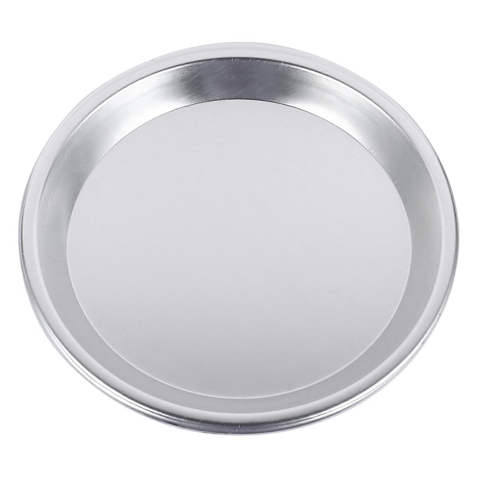 Pizza Baking Tray Baking Pans for Oven 2Pcs Silver Non-Stick Pans