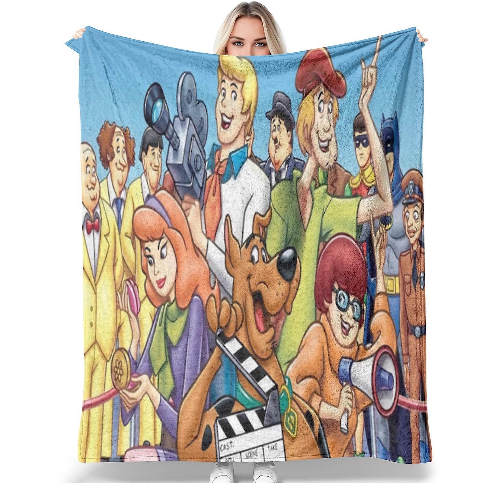 Scooby Doo blanket 50x40 inch comfortable soft flannel blanket for children, home sofa blanket