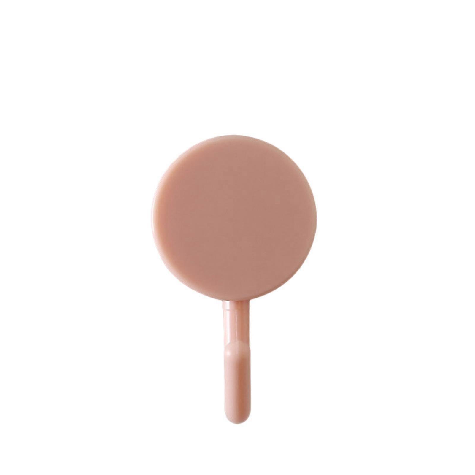 Punch-Free Round Hooks, 1pcs Lovely Self-Adhesive Hanging Hooks Strong Load-Bearing for Home Wall Window