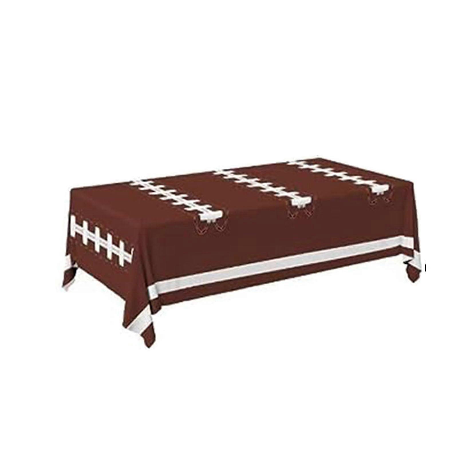 Football Tablecloths Set Of 2 For Sports Themed Parties And School Event Decorations Practical Table Covers