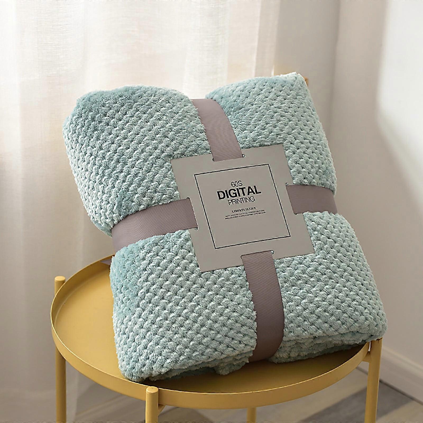 Markdown! Poaug Blancket Clearance,The New Coral Fleece Blanket Flannel Solid Color Office Lunch Break Blanket 100*150Cm Blanket