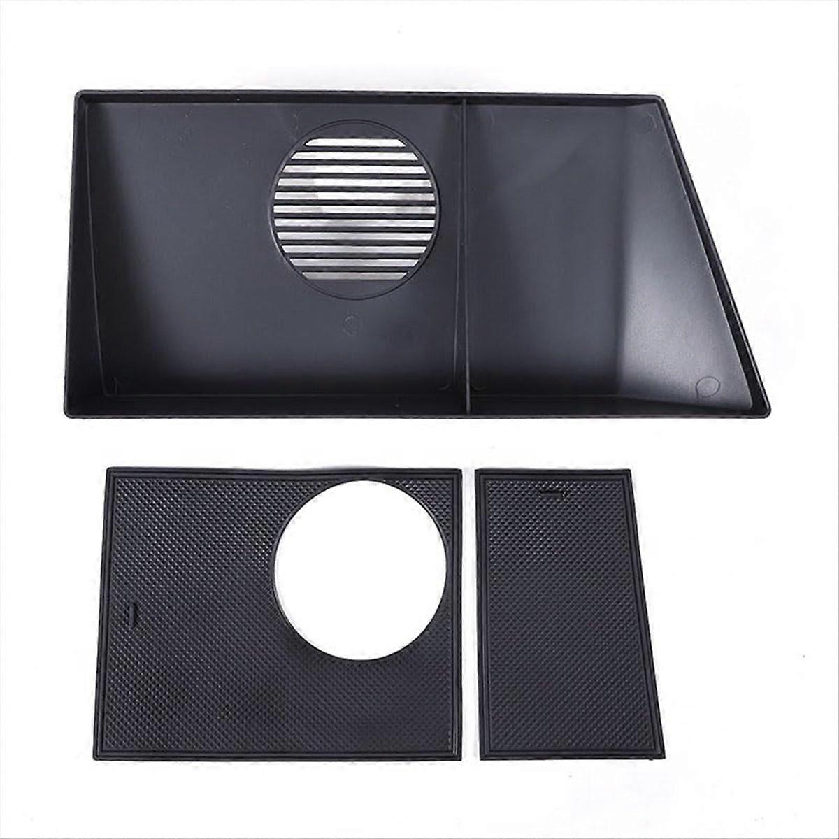 Center Console Organizer Behind Screen Storage Box