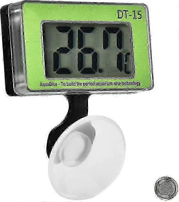 Exquisite Aquarium Thermometer Fish Tank Temperature Measurement Tool Lcd Digital Thermometer Digital Display Aquarium Thermometer With Suction Cup