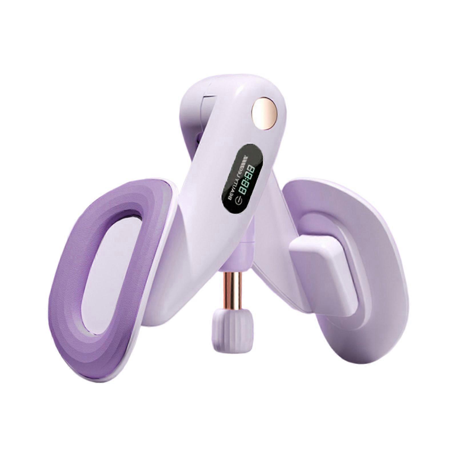 Inner Thigh Workout Device With Variable Intensity And Comfortable Plan For Effective Pelvic In Pale Rose  Purple