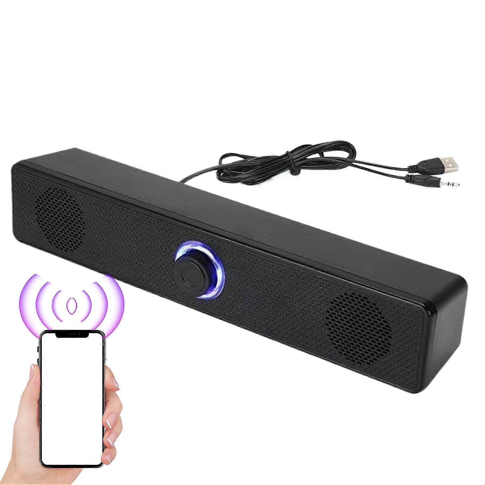 Home Audio Sound Bars Wireless Deep Bass Volume Boost For TV Laptop Projector Game Desktop Computer