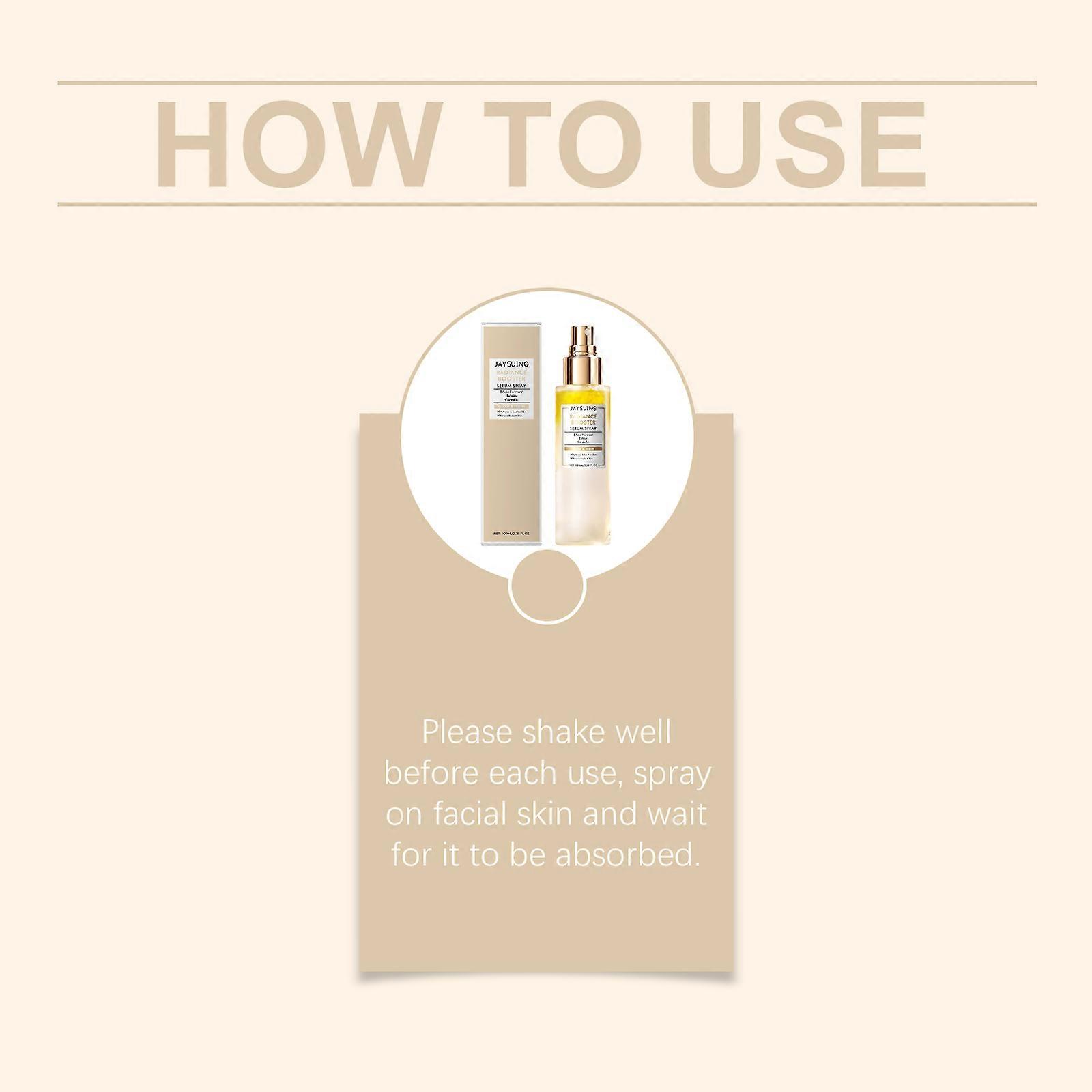 Jaysuing Brightening, Moisturizing And Soothing Spray: Hydrating, Soothing Redness And Nourishing The Skin. Daily Hydrating Spray