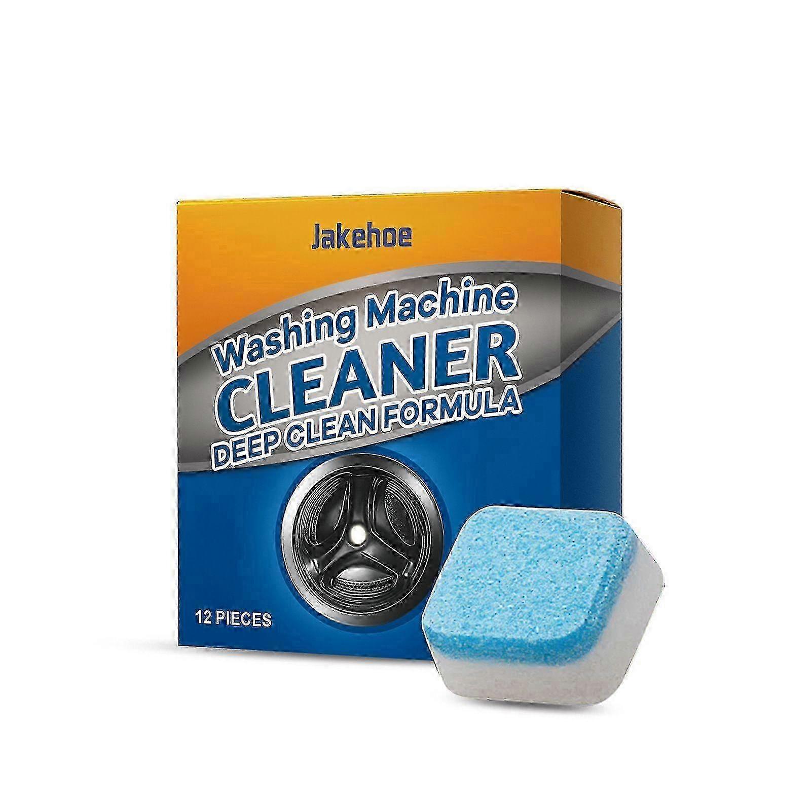 Washing Machine Cleaner Descaler Tablets | Deep Clean Formula | 12 Pack | Removes Odor-Causing Residue & Buildup | Easy-to-Use Cleaning