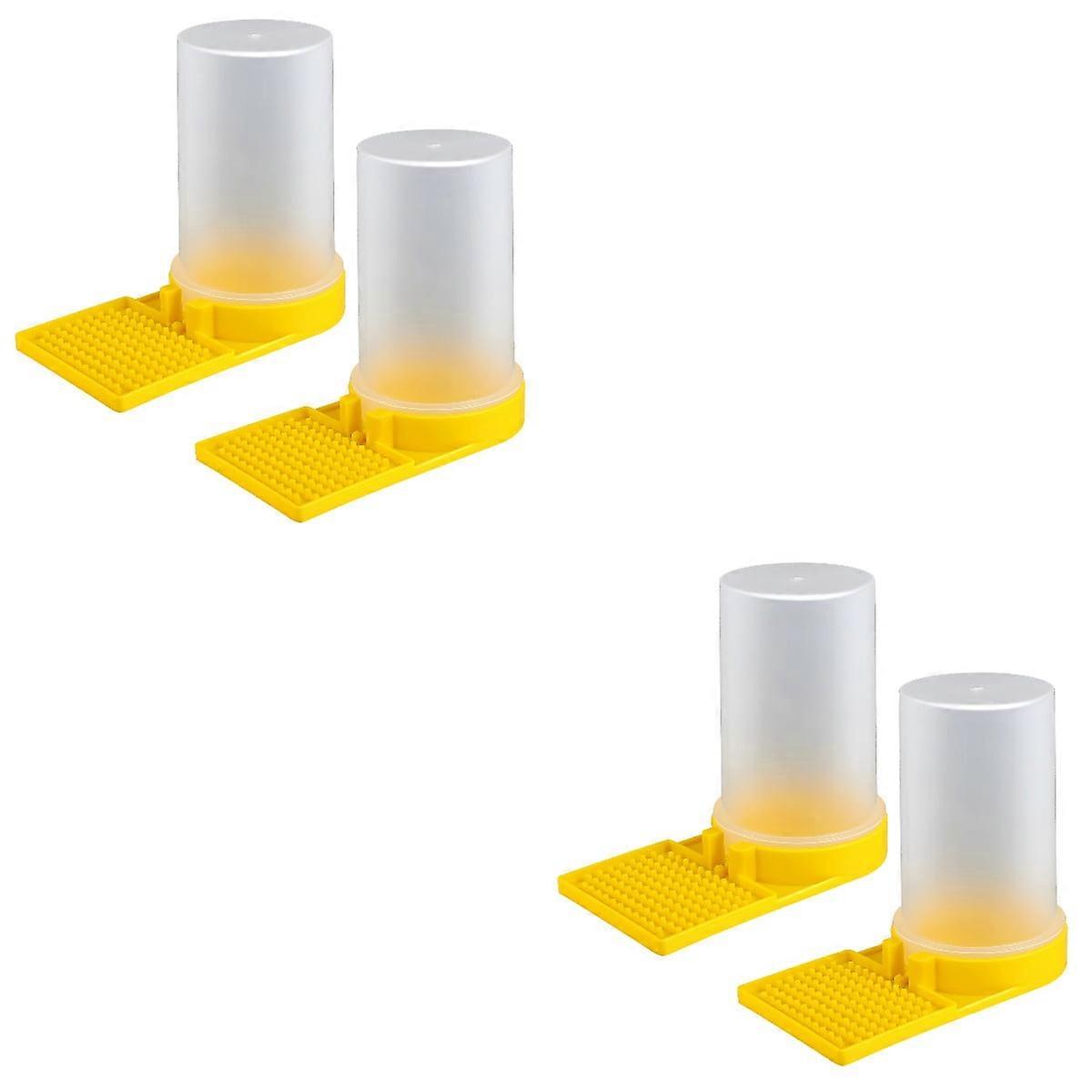 2 Count Honey Feeder Beekeeping Water Bird Feeders for Outdoors