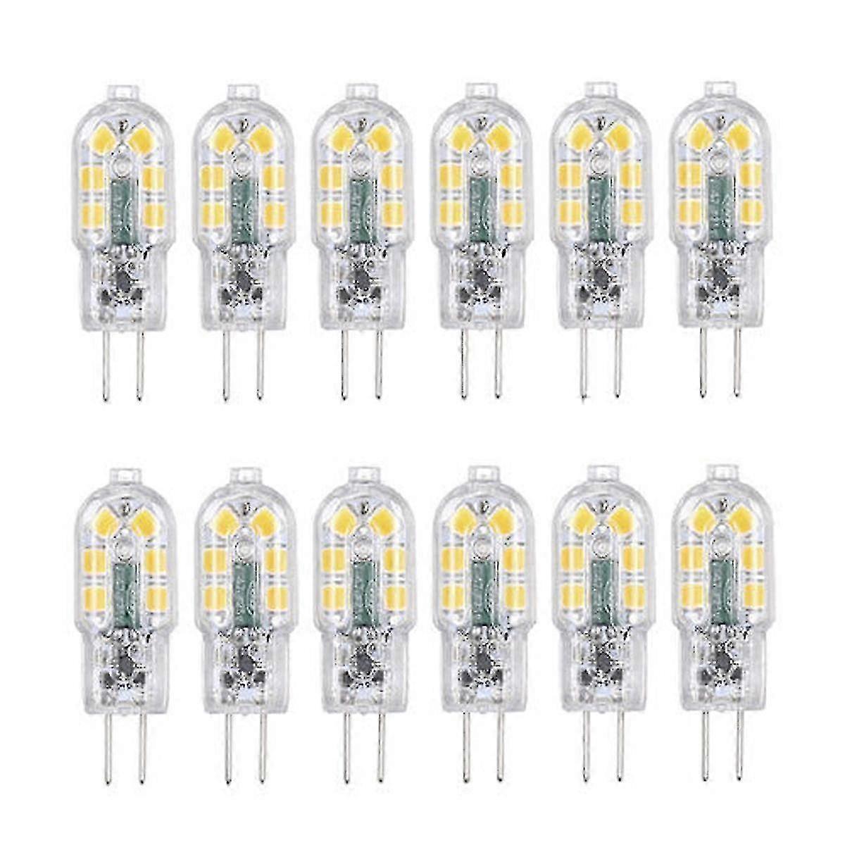 G4 LED Light Bulb 12Pack Tomshine Warm White 3000K Halogen Replacement
