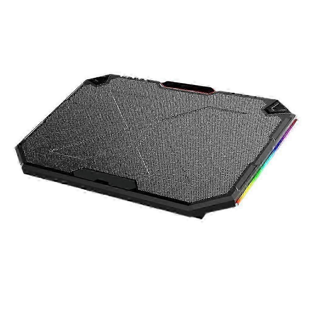 Notebook Radiator Cools Down Fiercely 2x Usb Ports Dustproof Rgb Colored Light