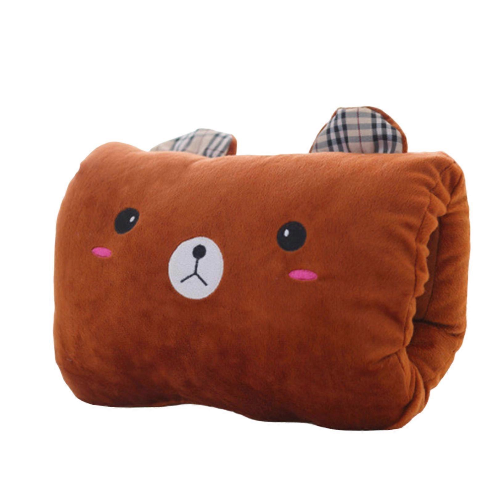 Winter Warm Plush Hand Pillow Hand Warmer Arm Pillow For Napping Cuddling Soft Warm Cushion for Office Sleep Multicolor