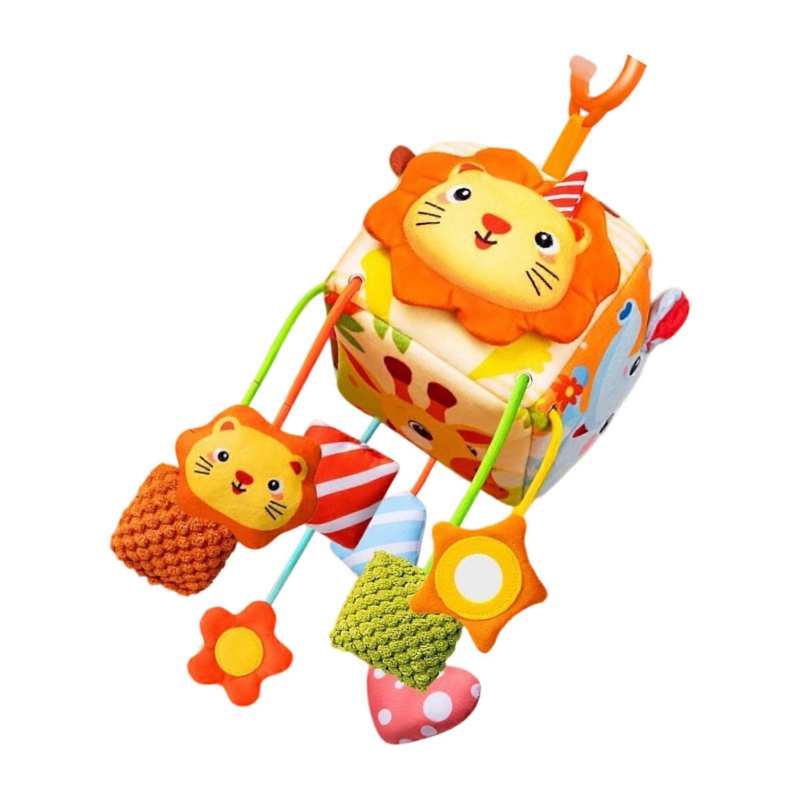 Stroller Wind Chime Tissue Holder Design Sensory Development Rattle Toy Auditory Stimulation Musical Toy For Infant Multicolor