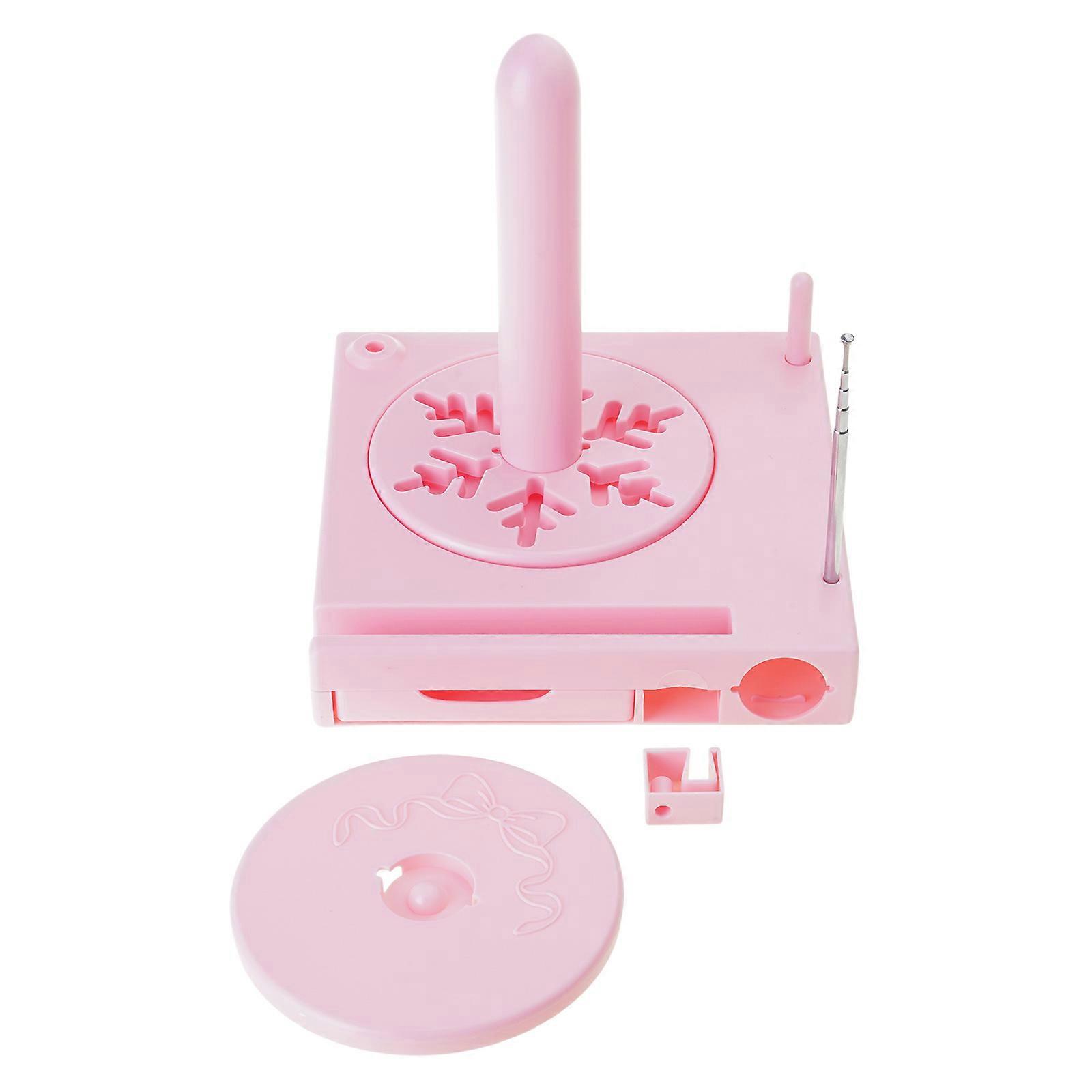 Support pour bobines de fil avec porte-téléphone et tiroir multifonction, distributeur de fil multicolore