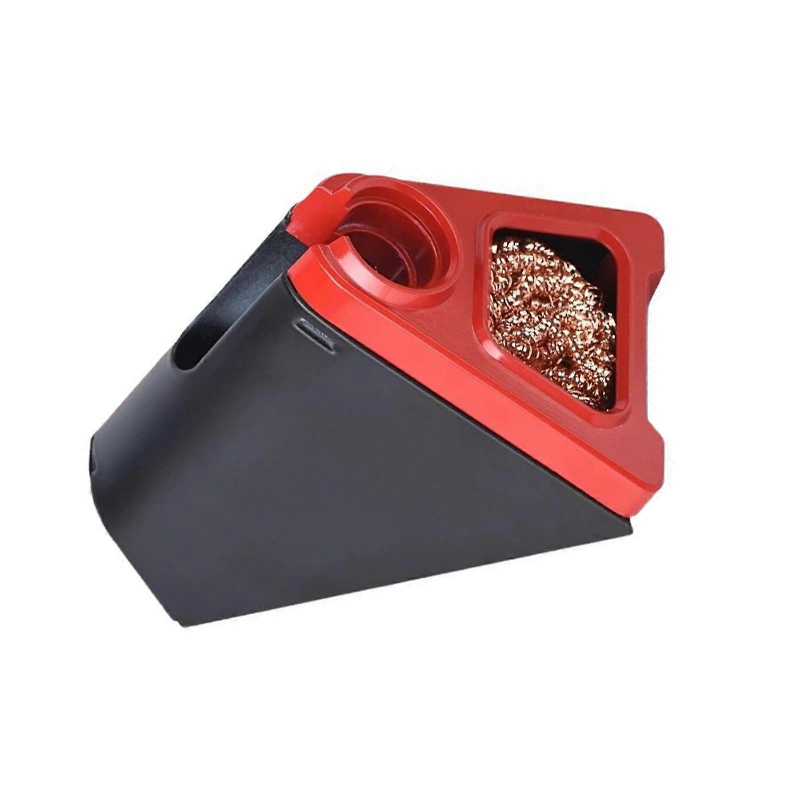Durability Aluminum Soldering Stand Easy Installation Lightweight Design with Solder Tip Cleaner for 908series Device  Red